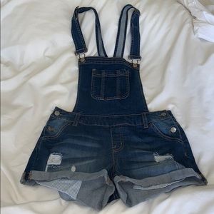 never worn overall shorts